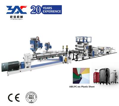 luggage bag PC ABS Sheet Extruder Machine in Whole production line