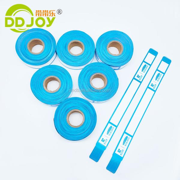 Letter Shape Self-Printable Adhesive Bracelet for Scenic Events and Admission Tickets