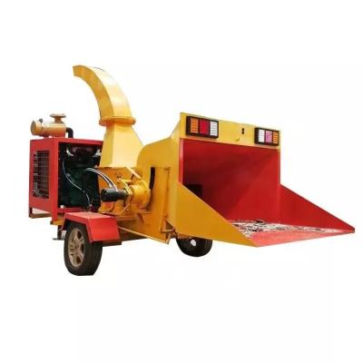Système hydraulique tambour déchiqueteur de bois déchiqueteur de branches de bois 3,5-6 tonnes / heure