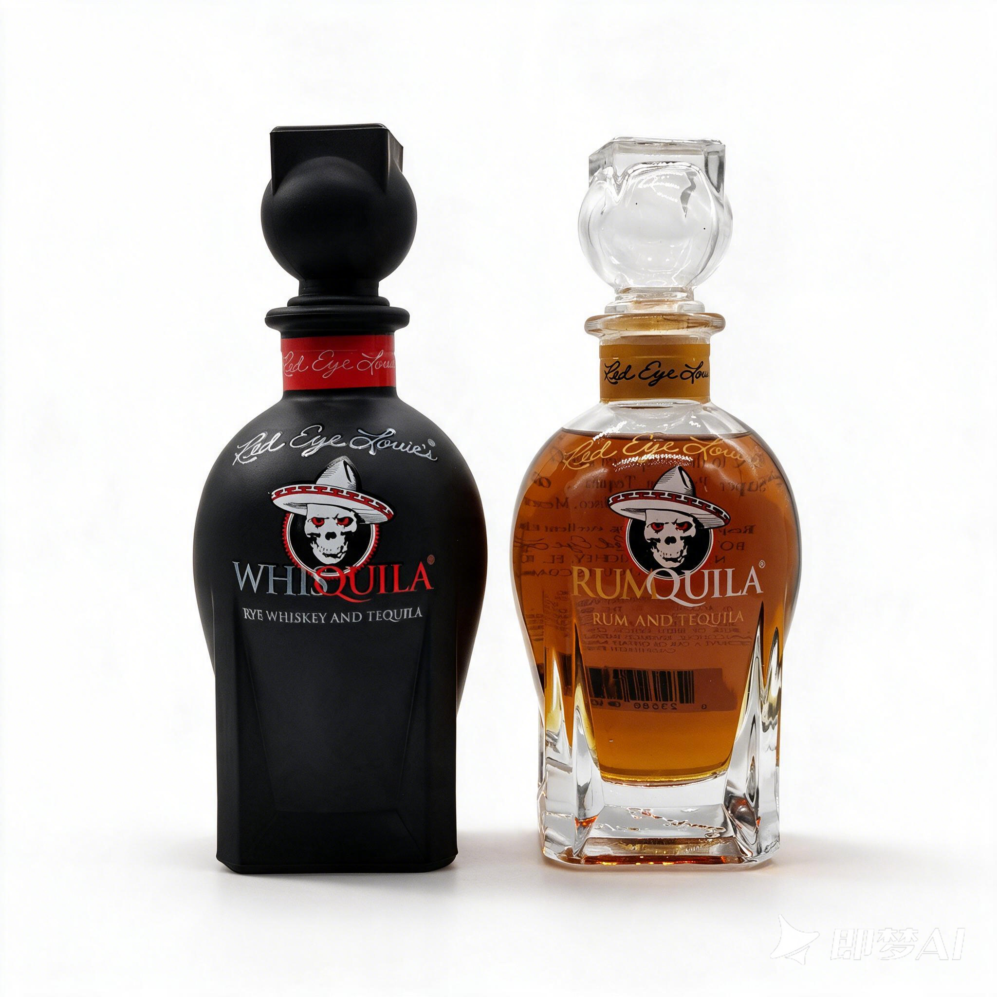 Tequila Frosted Glass Bottle/Frosting/ Hot Stamping/Hollow Stoppers