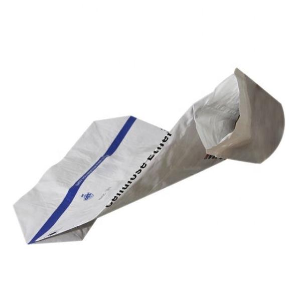 25kg 40kg 50kg 3 Layers Industrial Multiwall Paper Bags 1-4ply Wear Resisting