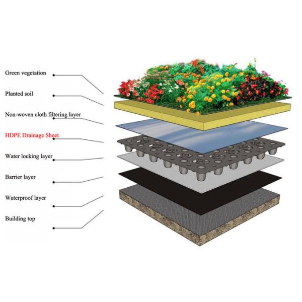 Линия 2.0mm штранг-прессования листа дренажа полиэтилена низкой плотности