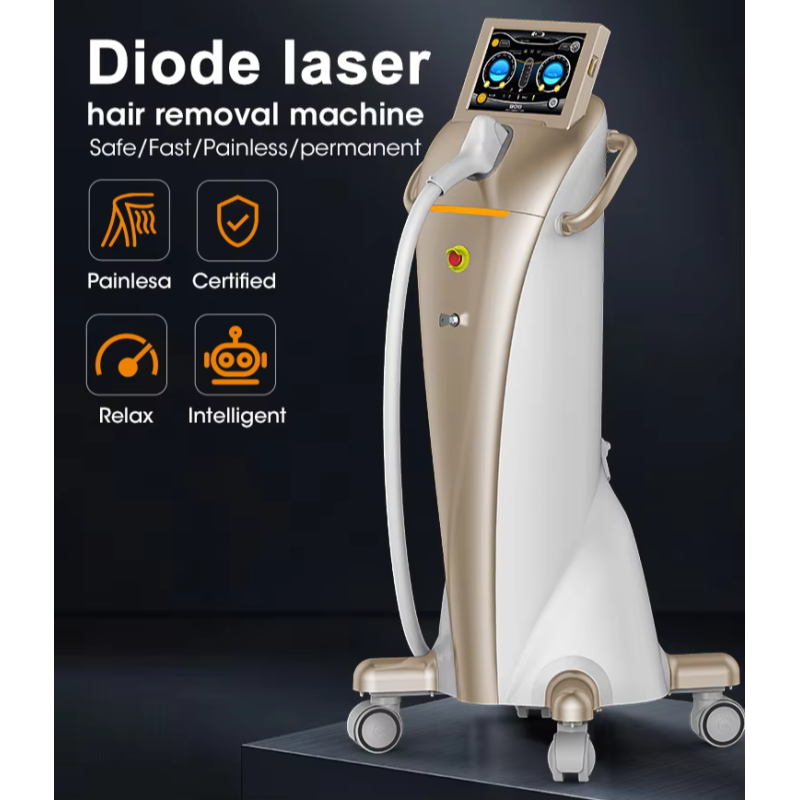 100 Million Shot Ice Cooling Skin Rejuvenation 755 940 1064 808nm Diode Laser Hair Removal Machine