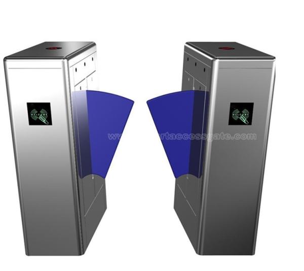 FCC Approved waterproof stainless entrance barrier gate / Biometric system access control swing gate turnstile