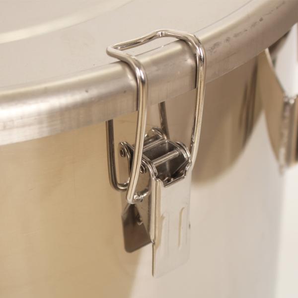21L Stainless Steel Round Drum Airtight Sealing Ring for Secure Fresh Storage in Lid