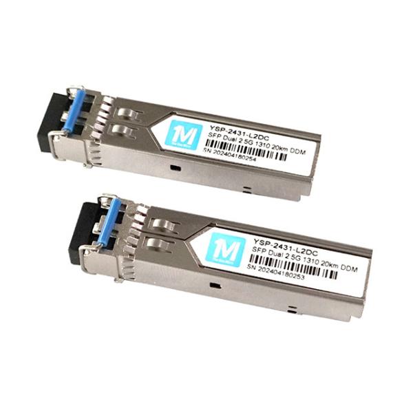 FTTX 10km 1310nm LC Connector DDM 2500BASE SMF Fiber Optic Module Pluggable SFP Transceiver with 10km Range and DDM Function