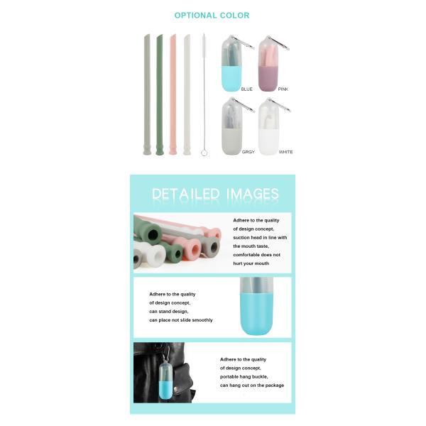 Солома складного силикона продукта кухни силикона УПРАВЛЕНИЯ ПО САНИТАРНОМУ НАДЗОРУ ЗА КАЧЕСТВОМ ПИЩЕВЫХ ПРОДУКТОВ И МЕДИКАМЕНТОВ выпивая