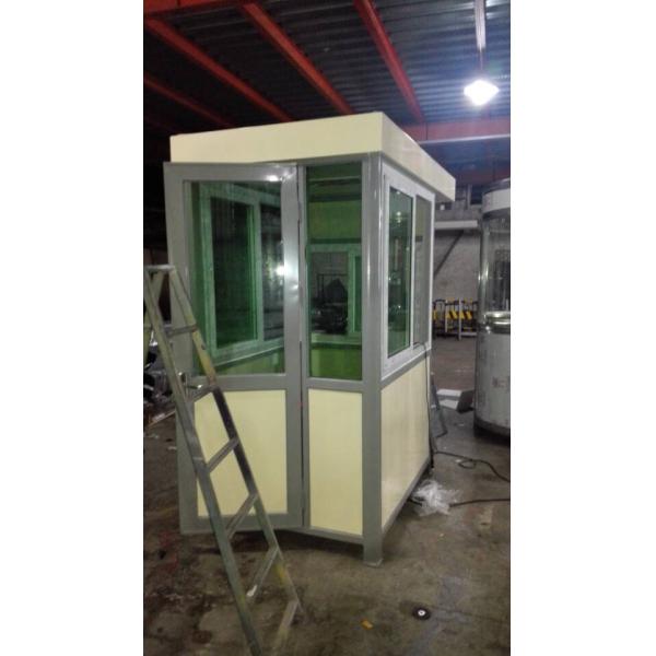 Землетрясение 8.3 Интегральный однокомнатный билетный киоск из нержавеющей стали