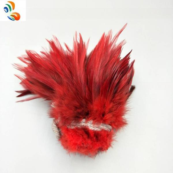 5-6 Inch Shoes Decoration Saddle Hackle Feather for Festival