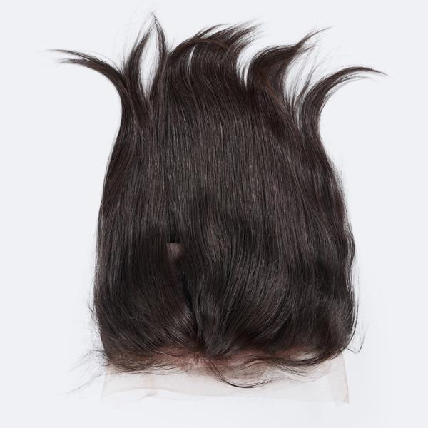 Natural Hairline 100% unprocessed Silky Straight 360 lace band frontal