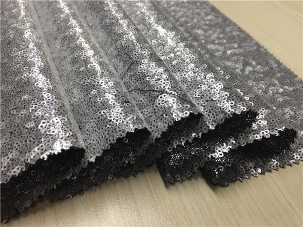 Dress Tpu Bonded Leather Fabric Transparent Fashion With Paillette Fabric