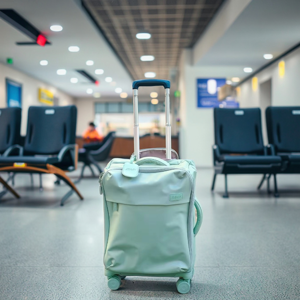 2025 Luxury Lightweight Nylon 18-Inch Large Capacity Waterproof Luggage Case Swivel Spinner Mainly Fabric Versatile Suitcase