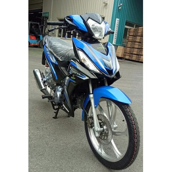 GR110-E11 BLUE 110cc Cub Motorcycle Riders 1250mm Wheelbase 4.6 kw