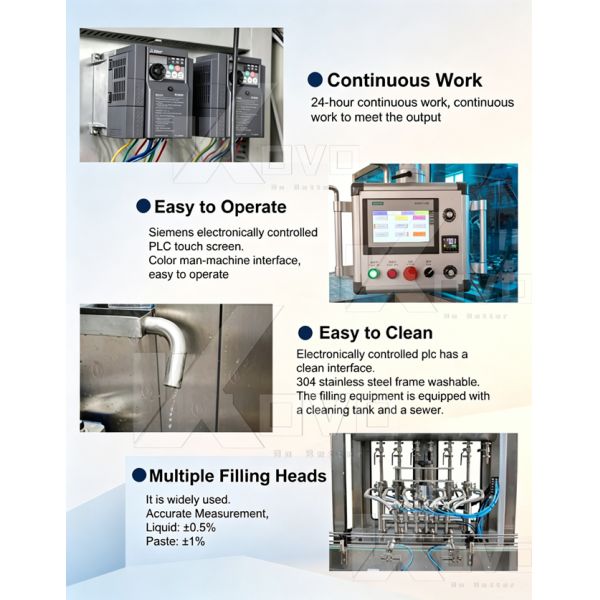Hand Sanitizer Shower Gel Filling Capping Machine Automatic Liquid Soap Equipment