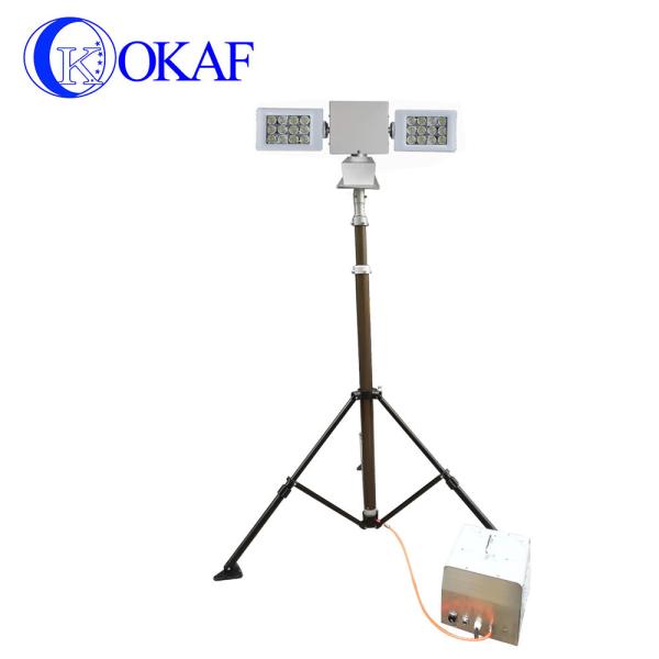 Aluminum 4.2M 5.7M 120N Pneumatic Telescopic Antenna Mast