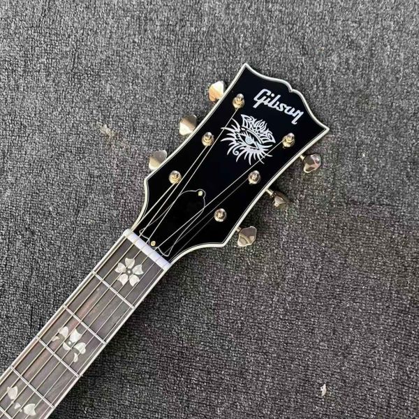 Custom BOB DYLAN GIBSON Style SJ 200 Acoustic Guitar in Sunburst with Cocobolo Back Side