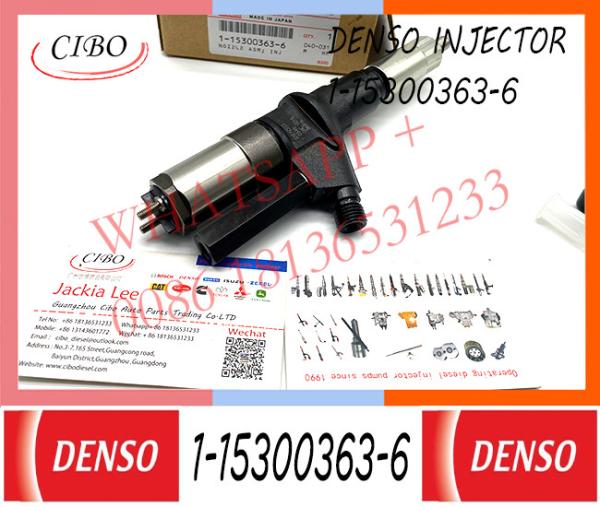 Diesel Injectors Assembly 095000-0345 1-15300363-6 1153003636 Fit for CX/EX GIGA 6TE1