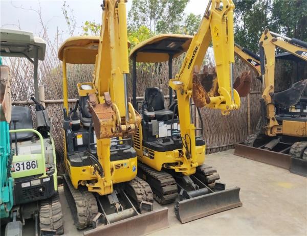                  Used 1.8 Ton Crawler Excavator, Pre-Owned Komatsu PC18mr Mini Track Excavator for Sale             
