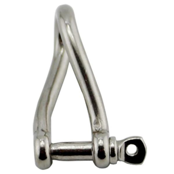 Acero inoxidable 304 316 de cadena D retorcida Resistencia a la corrosión Durabilidad