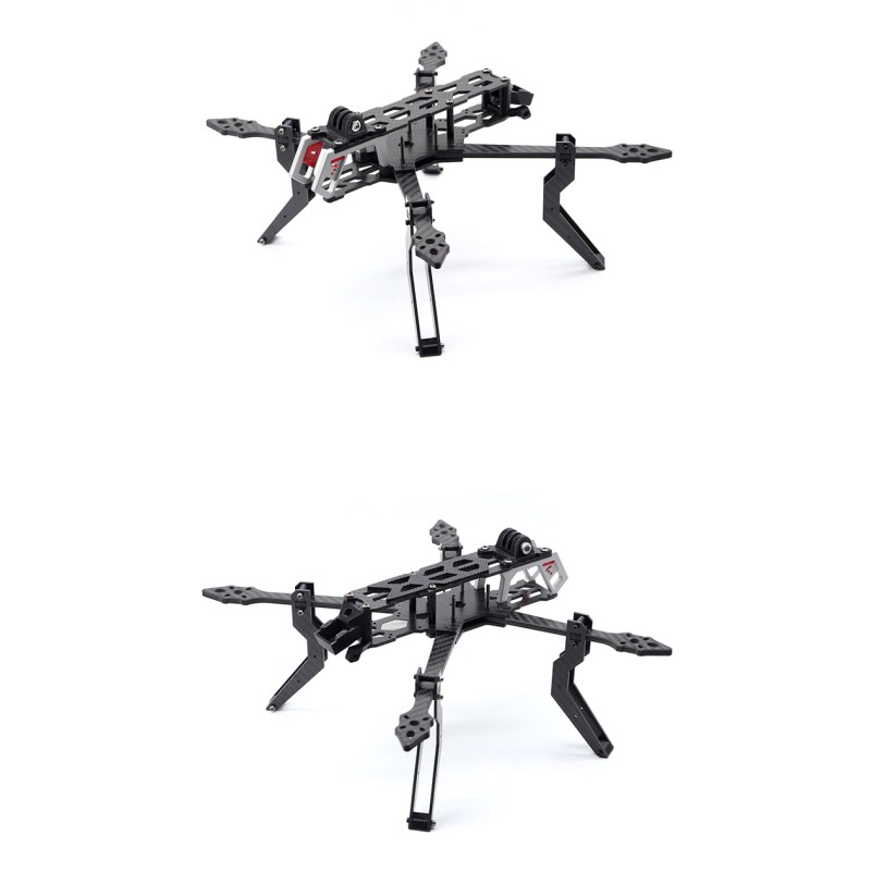 Cloud-290 7-Inch FPV Traversing Drone 4K Resolution Long-Distance Carbon Frame Tripod Electric Launcher Installation Plastic