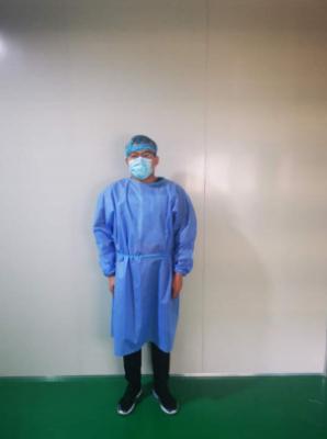 Terno descartável longo da proteção da infecção 40g da luva