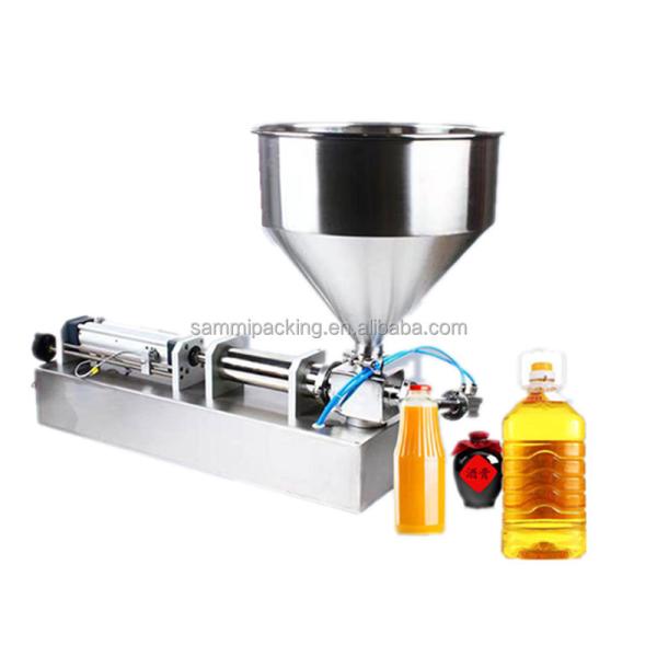 Hot Sale Pneumatic Heating Mixing Lotion Cream Cosmetic Filling Machine for Honey Sauce Cream
