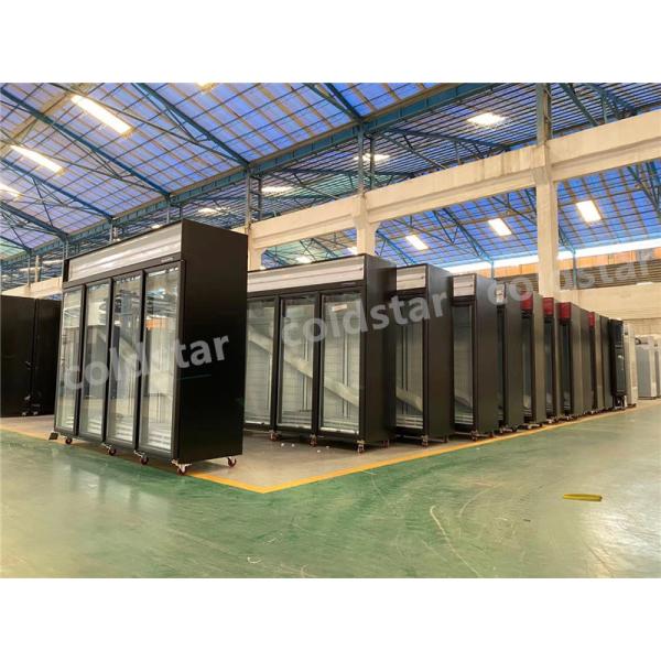 Commercial Upright Freezer Beer Display Fridge Monster Energy Drink Display Cooler