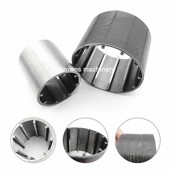 Stainless Steel Wedge Wire Wrapped Curved Sieve Flat Screen Filter Meshes