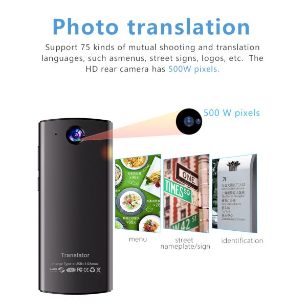 T17 AI Real-Time Voice Translator Takes Pictures And Supports 138 Multi-Language