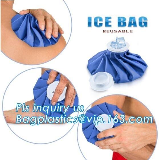 Sports Medicine Ice Bags, Flexible Ice Pack, Easy Seal Ice Cube Bags, Cool Bags & Ice Packs, First Aid Ice Pack, bagease