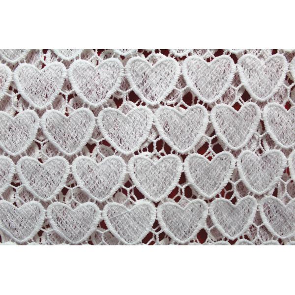 Apparel Accessories Chemical Lace Fabric  Water Soluble Embroidery  lace fabric  in Different  Color