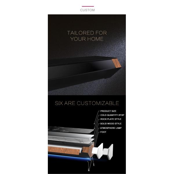 Meubles de maison intelligente Source de refroidissement/chauffage Armoire de télévision de design moderne Air conditionné