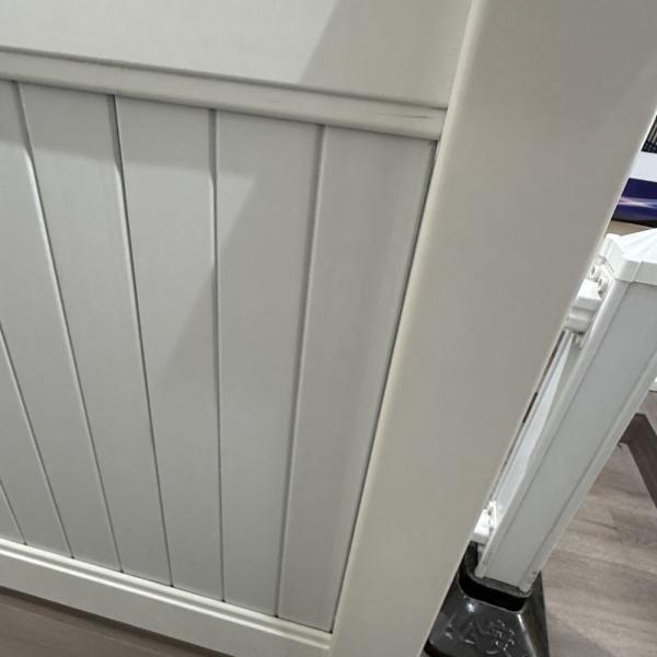 UV Protection PVC 6x8 Vinyl Fence Panels 2.44m Wide Easy Install