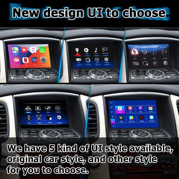 Infiniti QX50 / EX EX35 EX37 Car android 13 System interface box With carplay android auto Display Lsailt