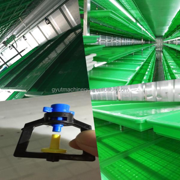 Автоматическая гидропонная система выращивания кормов мощностью 500 кг/день с энергосберегающей конструкцией