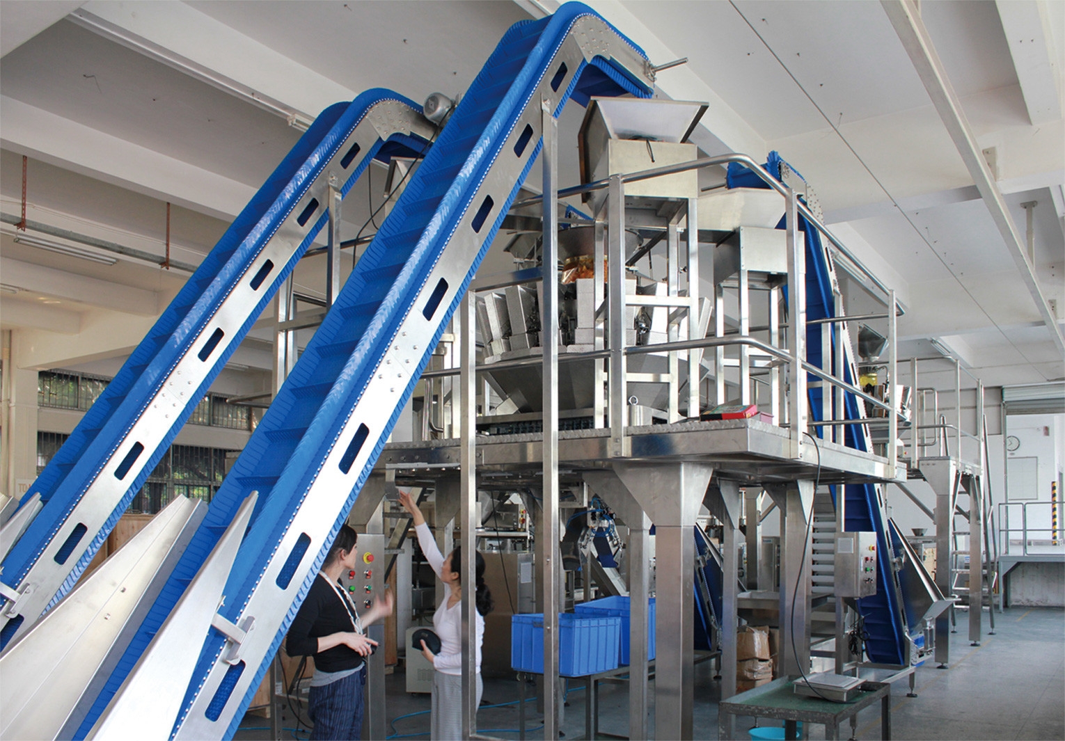 Анакардии смешивая семена подсолнуха Weigher Multihead чокнутые высушили машину смеси плодов веся