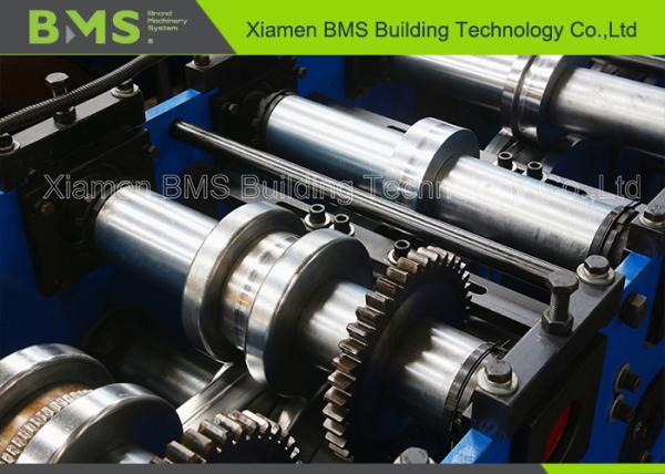 Shelf Step Beam Racking Roll Forming Machine With Saw Cutting Use For Storage