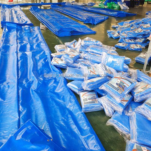 Tela pesada impermeável HDPE plástico PE para caminhões pesada e durável