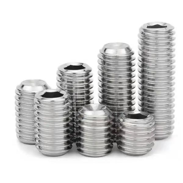 Stainless Steel 304 316 Hex Socket Set Screw Grop Din 916 M1.4 M24