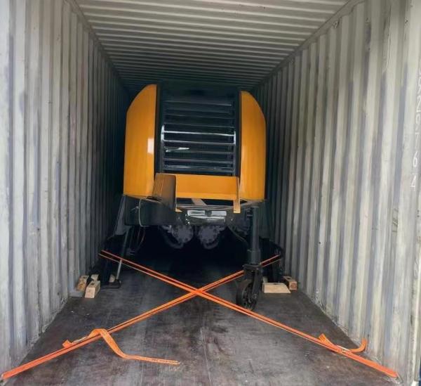 Refurbished Used Concrete Trailer Pump 1800mm Pump Stroke Max Delivery Distance 500-600m