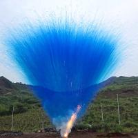 Mandarin Fireworks Liuyang Customized Party Festival Wedding 100 Shots Daytime Cake Fireworks Pyrotechnics Color Smoke Bombs