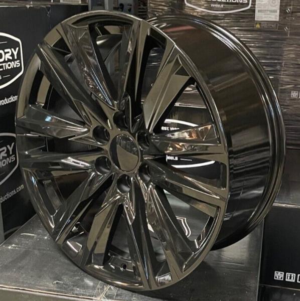 Aluminum Black Replica Wheels Rims 22 All Season Tires For Escalade Sport