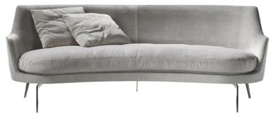 Customization 2 Seater Couch Sofa Oval Shaped Sectional Sofas ISO 14001