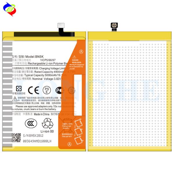 Xiaomi Redmi 12C BN5K 22120RN86G Replacement Dual IC Protection Lithium Polymer Battery