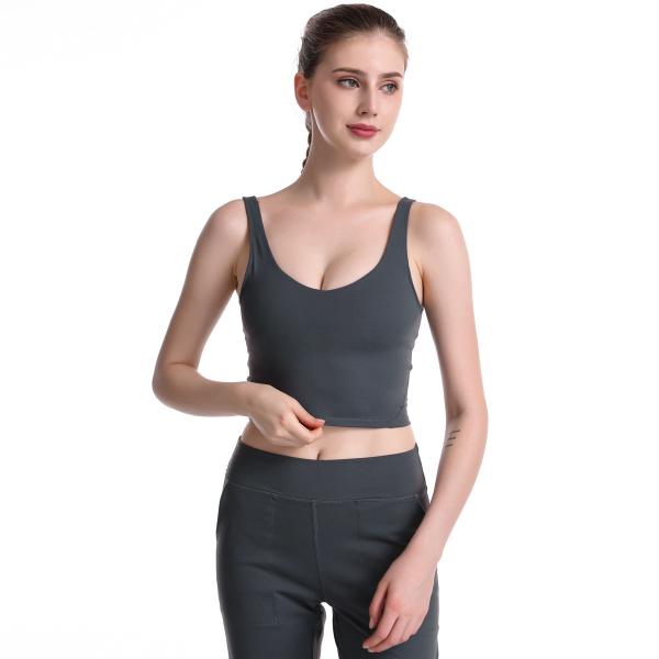 Sash sexy sports bra women gather breathable hem yoga sports bra vest