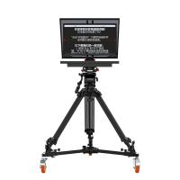 Teleprompter de monitor grande com alta resolução e vídeo TYST com linguagem suportada