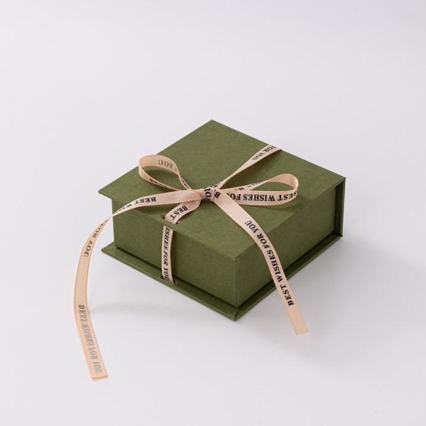Book Type Paper Carton Packaging Boxes Luxury Cardboard Gift Box With Ribbon Closure