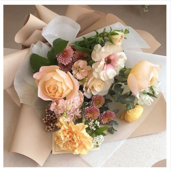 Plain Porcelain Matte Film 58*58cm Waterproof Pearlized Film DIY Wrapping Paper Roll Flower Wrapping Frosted Matte Paper