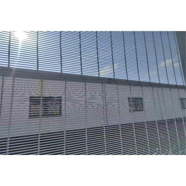 80x80mm Post Size 358 Anti Climb Fence Q235 Galvanized Steel Low Carbon Steel Wire