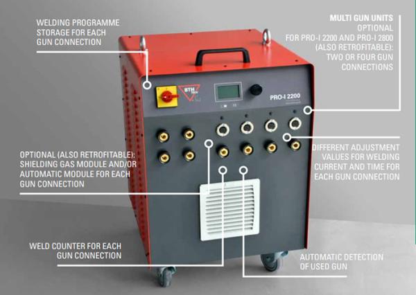 PRO-I 1300 Inverter Drawn Arc Stud Welding Machine For Short Cycle Stud Welding
